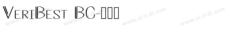 VeriBest BC字体转换